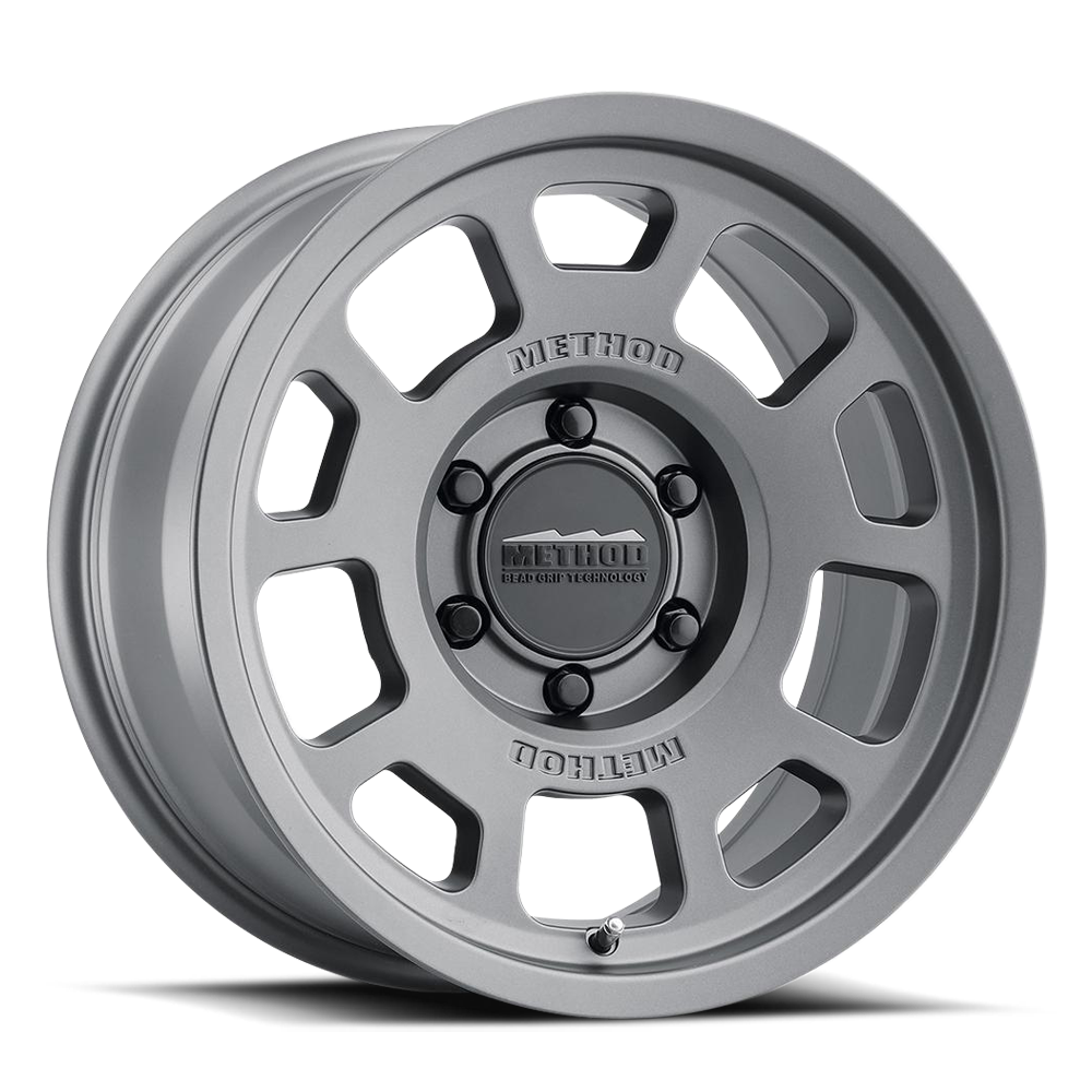 Method Race Wheels Bead Grip MR705 | 17x8.5 | 6 On 139.7 | Offset 0 | Titanium | Lip 1.22"