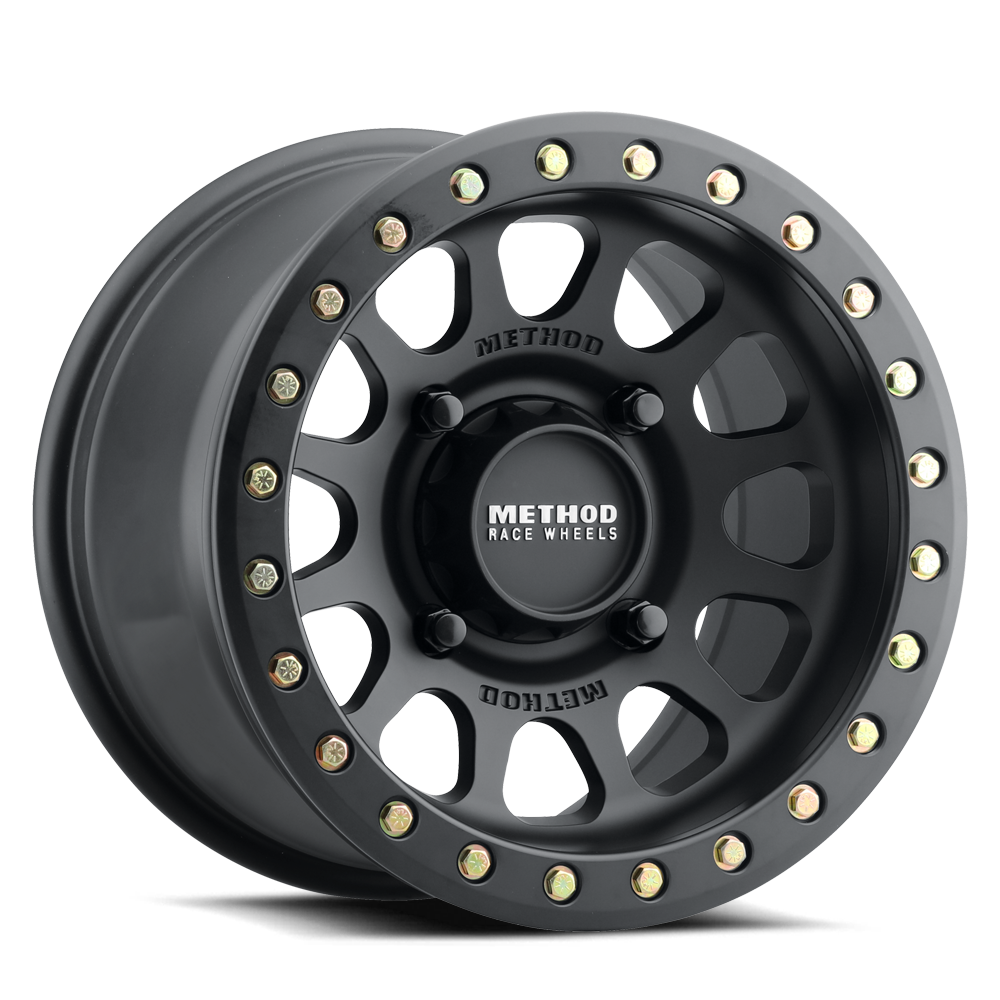 Method Race Wheels MR401 Beadlock UTV | 14x7 | 4 On 136 | Offset 38 | Matte Black | Lip 0.94"