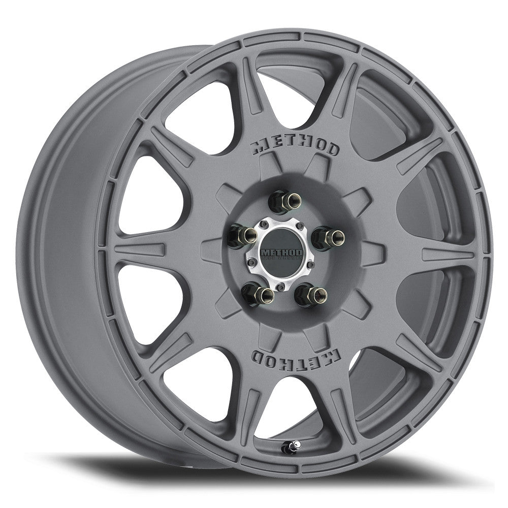 Method Race Wheels Rally MR502 | 17x8 | 5 On 100 | Offset 38 | Titanium | Lip 0"