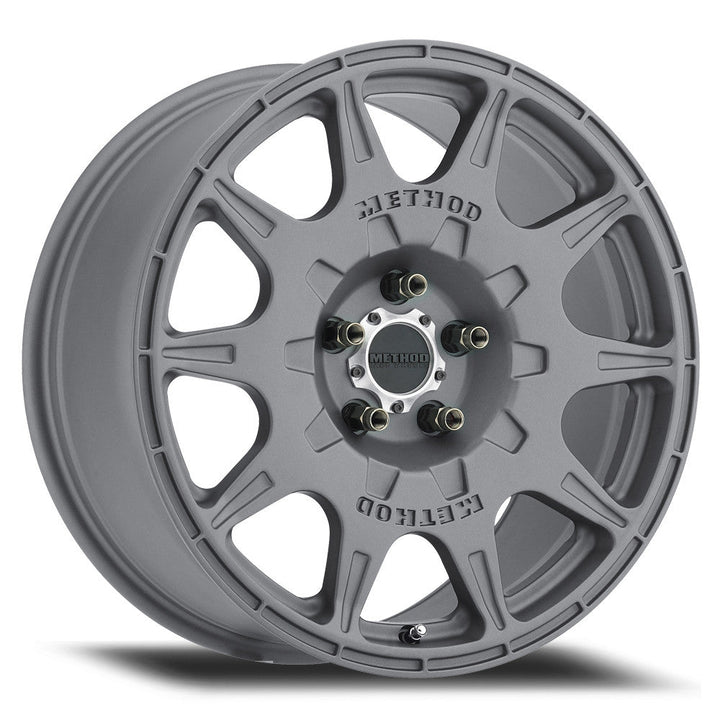 Method Race Wheels Rally MR502 | 17x8 | 5 On 100 | Offset 38 | Titanium | Lip 0"