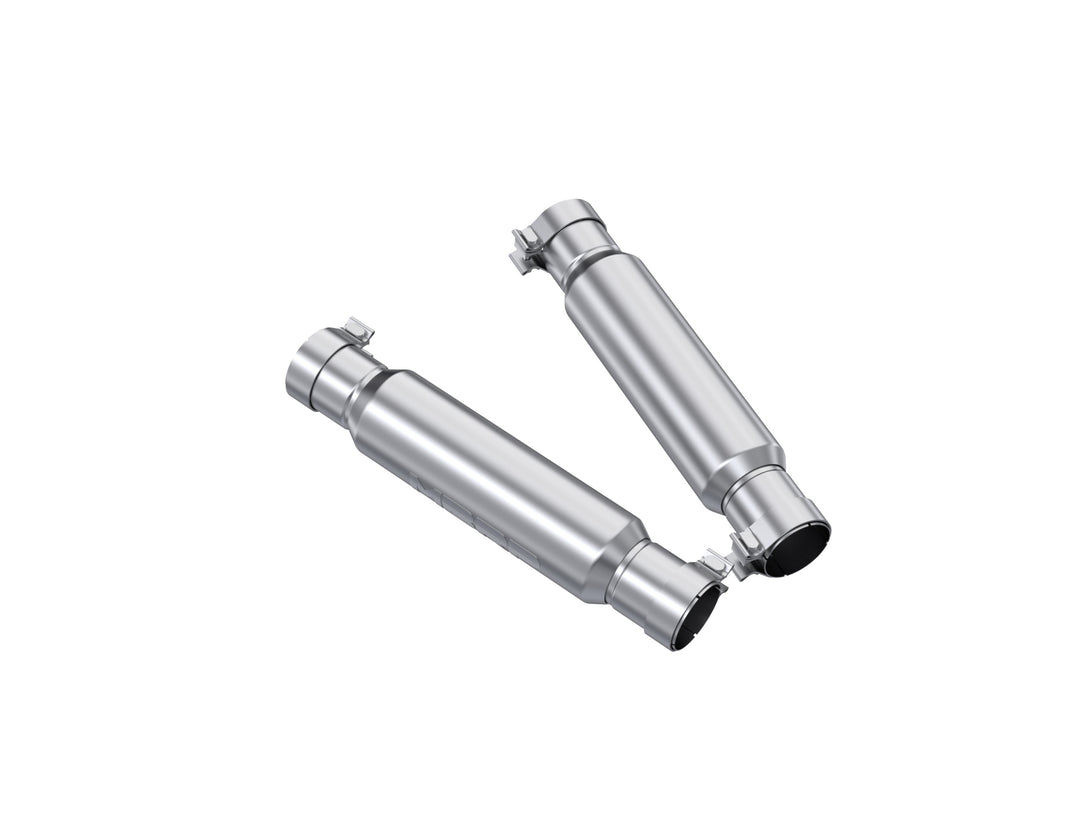 MBRP Armor Pro T304 Stainless Steel 3" Resonators Race to Street Profile Conversion Kit For S7114, S7116 MS7114