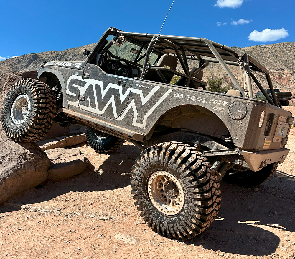 Savvy High Clearance Rear Bumper (Aluminum Krawler Lite) - 2007-2018 Jeep JK/JKU