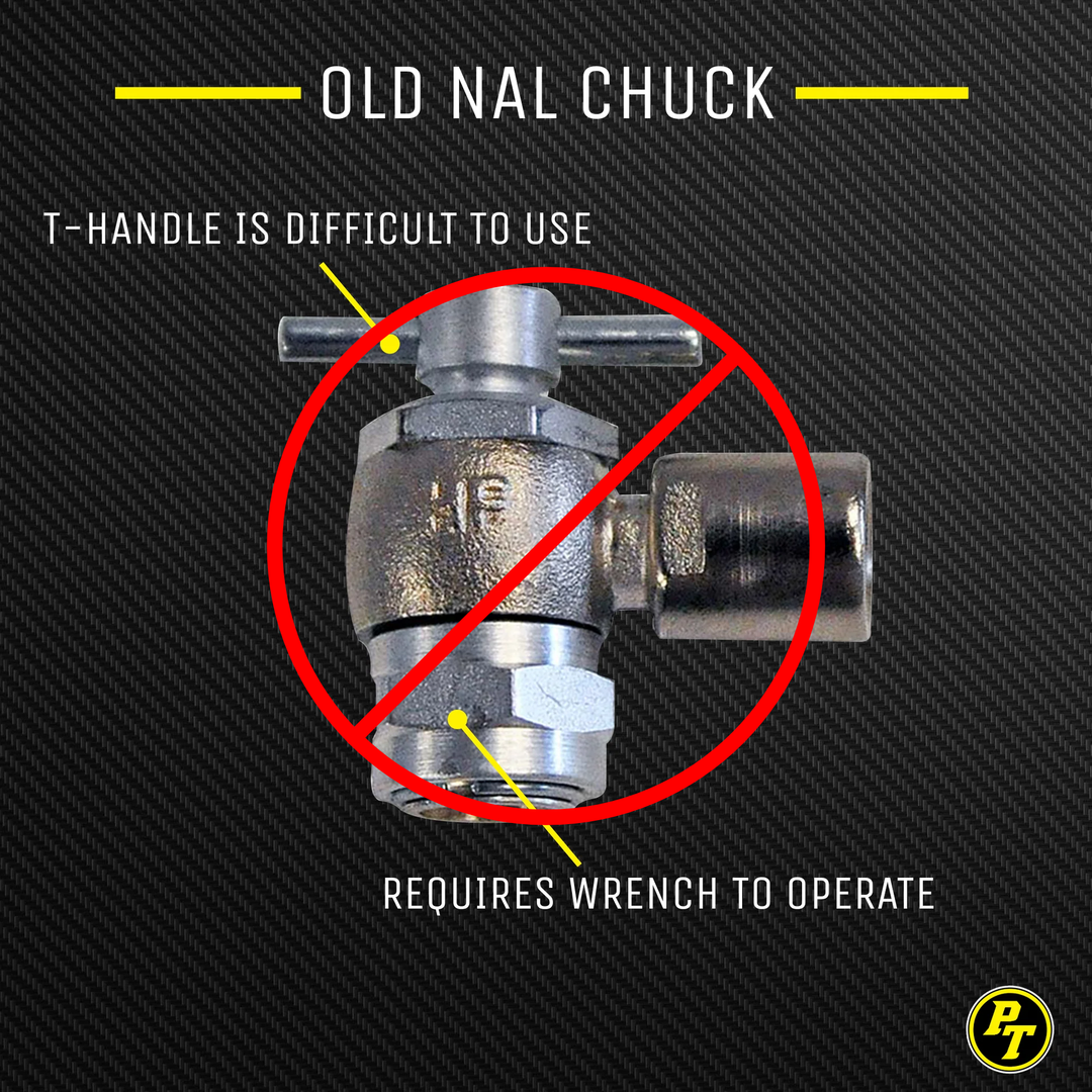 Dual Fill Shock Inflator with Gauge Tool