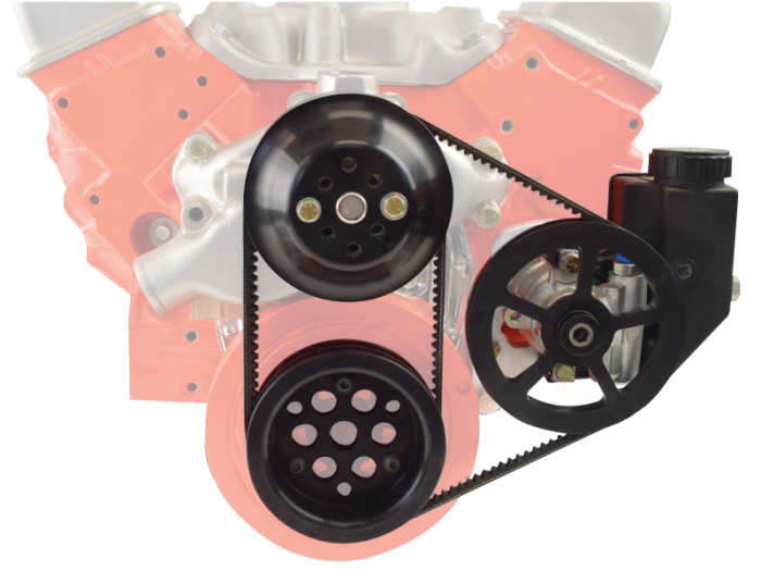 PSC Water Pump Pulley 5" Serpentine SBC GM Short Water Pump PP3402 | SKU PP3402