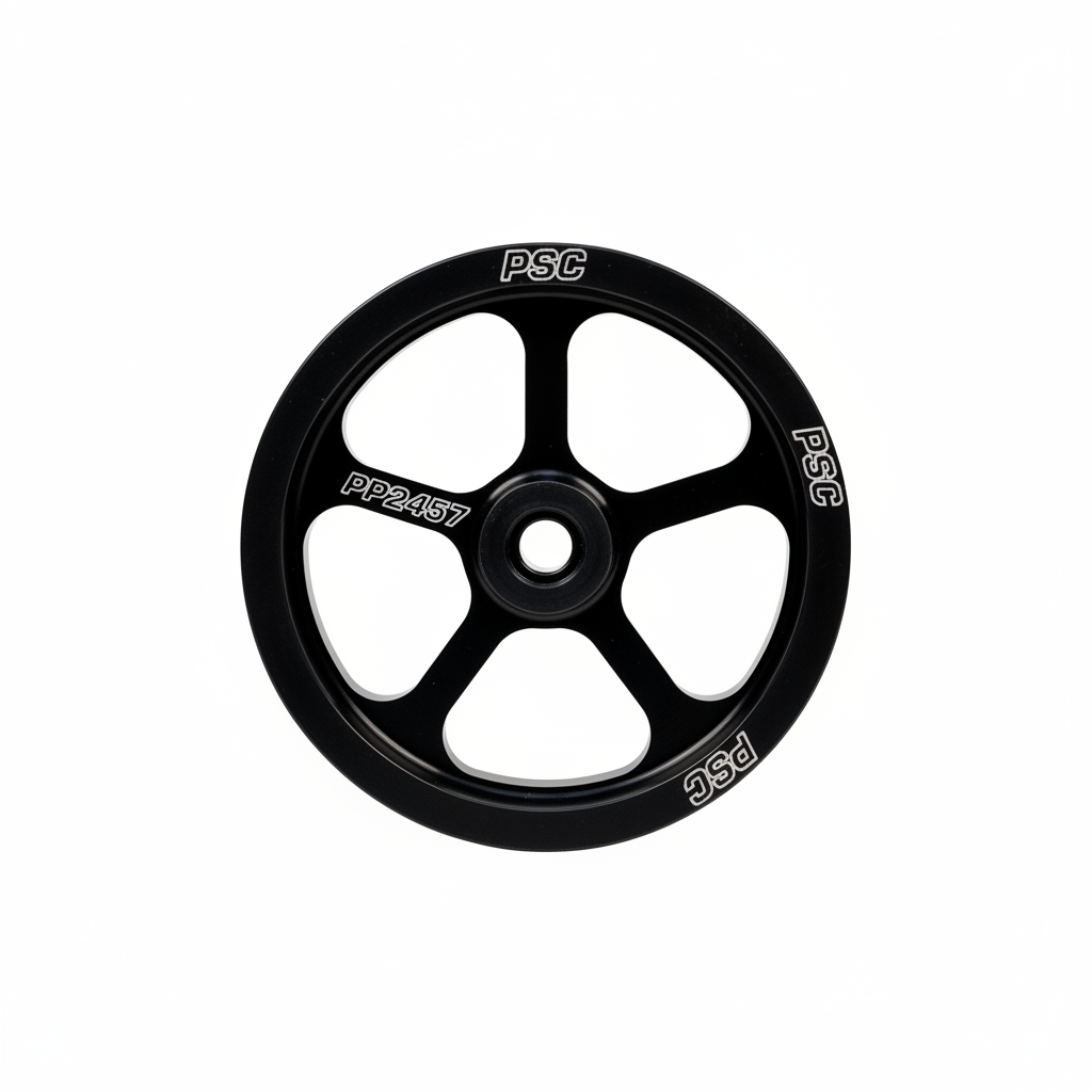 PSC Power Steering Pump Pulley 5" 6-Rib Serpentine CBR Pump Jeep PP2457 | SKU PP2457