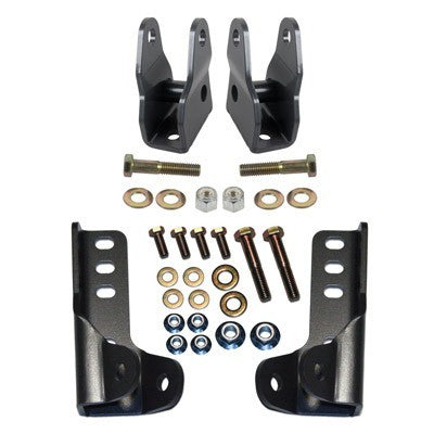 Jeep JK Front Lower Shock Extension Brackets Synergy MFG | SKU 8015