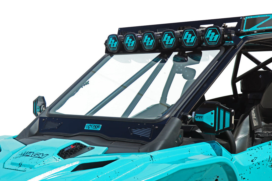 Cagewrx Polaris RZR Pro XP Glass Windshield (2025+) Super Shorty & Baja Spec