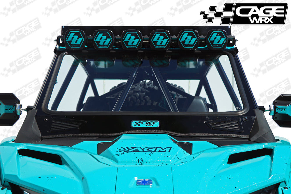 Cagewrx Polaris RZR Pro XP Glass Windshield (2025+) Super Shorty & Baja Spec | image 2