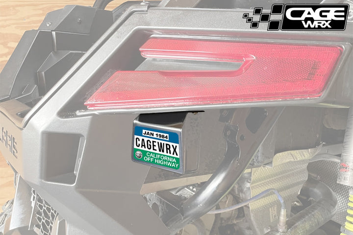 Cagewrx Polaris RZR Registration Mount Pro R / Pro S / Turbo R / Pro XP