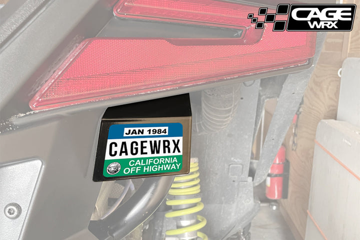 Cagewrx Polaris RZR Registration Mount Pro R / Pro S / Turbo R / Pro XP | image 2