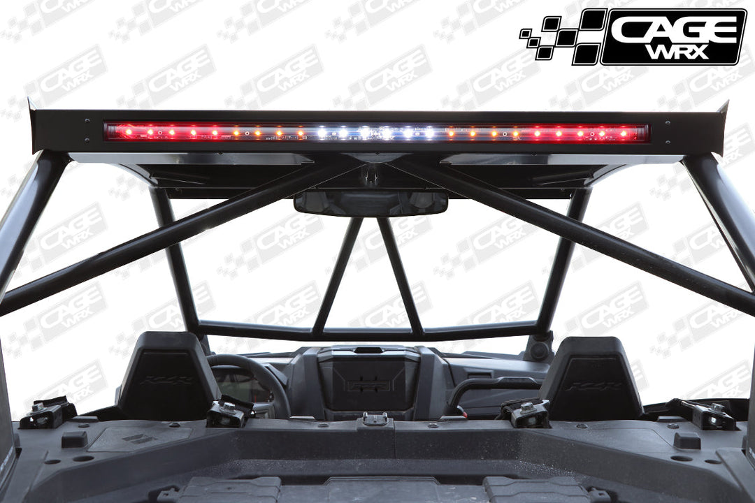 Cagewrx Polaris RZR Rear Wing for Baja Designs 30" RTL Pro R / Pro S / Turbo R / Pro XP | image 3