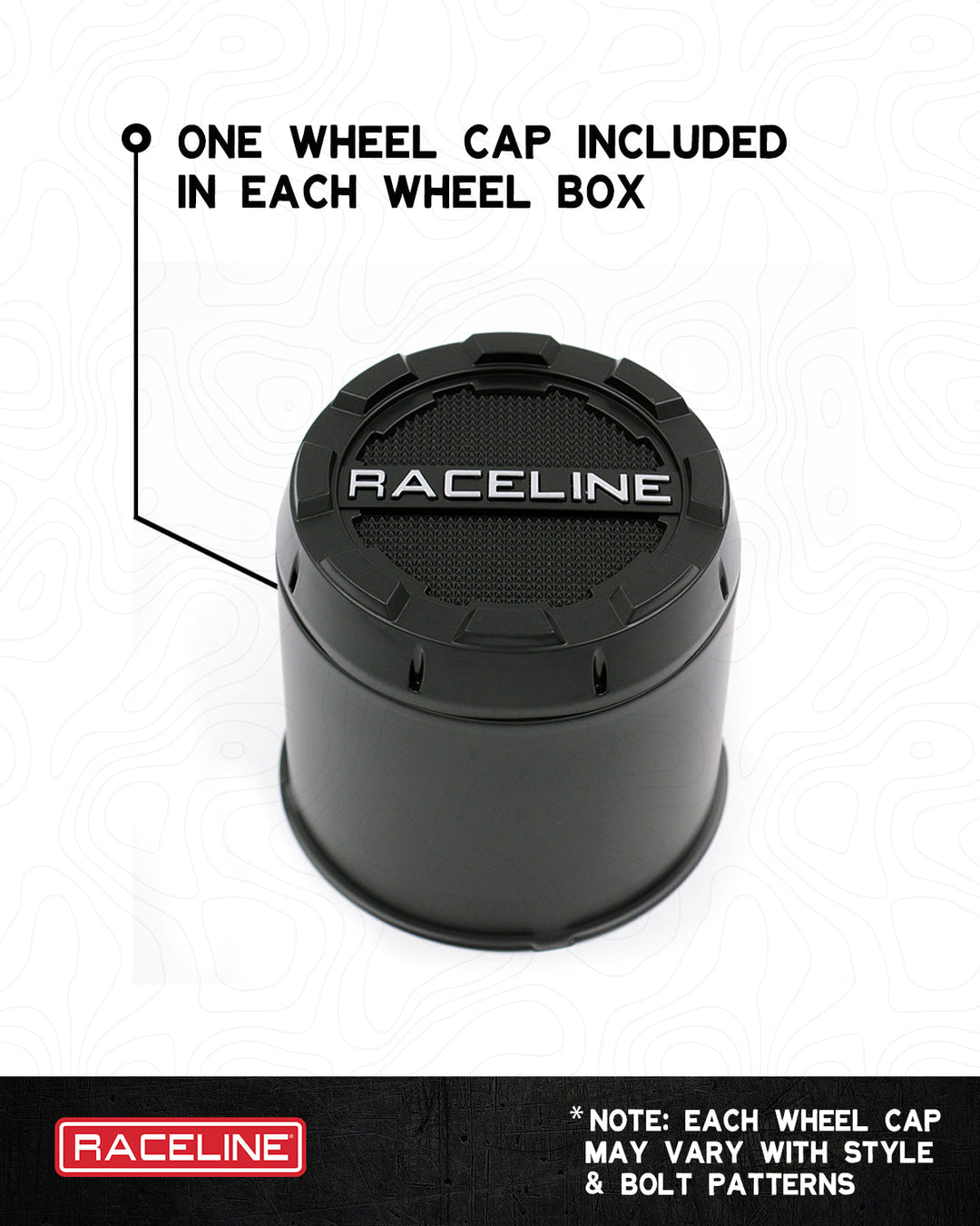 Raceline Ryno 951B 17x8.5 5 on 127 0 Offset Satin Black