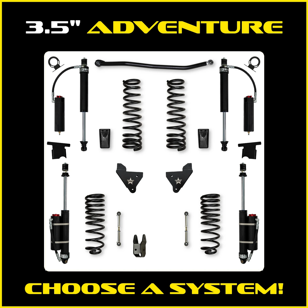 Rock Krawler 3.5 Inch Adventure System - 2014+ Ram 2500 HD - Gas