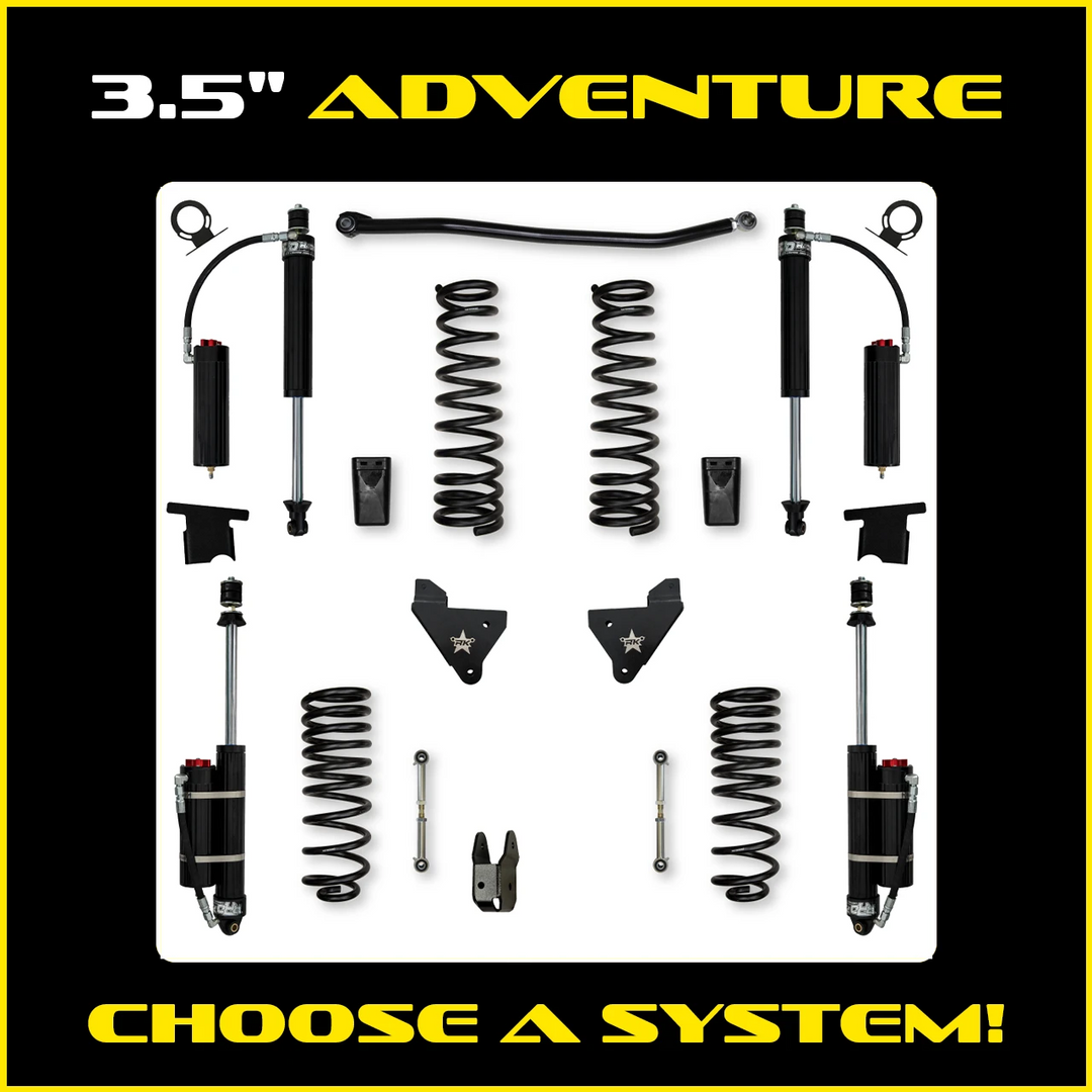 Rock Krawler 3.5 Inch Adventure System - 2014+ Ram 2500 HD - Gas