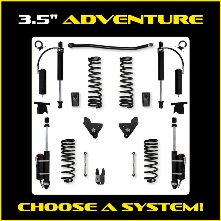 Rock Krawler 3.5 Inch Adventure System - 2014+ Ram 2500 HD - Gas