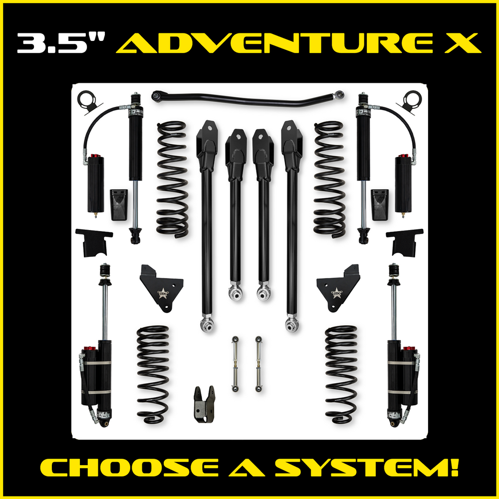 Rock Krawler 3.5 Inch Adventure X System - 2014+ Ram 2500 HD - Gas