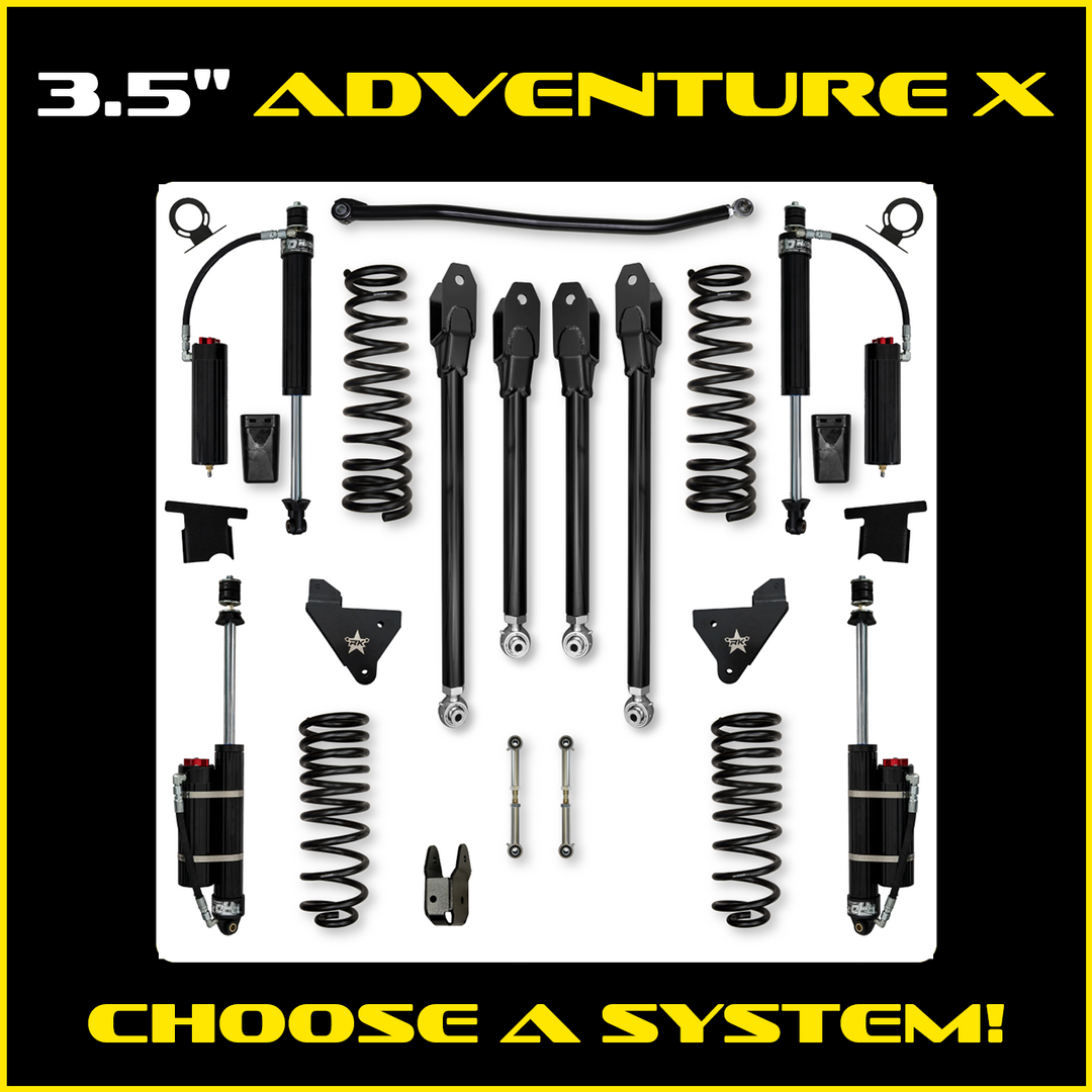 Rock Krawler 3.5 Inch Adventure X System - 2014+ Ram 2500 HD - Gas