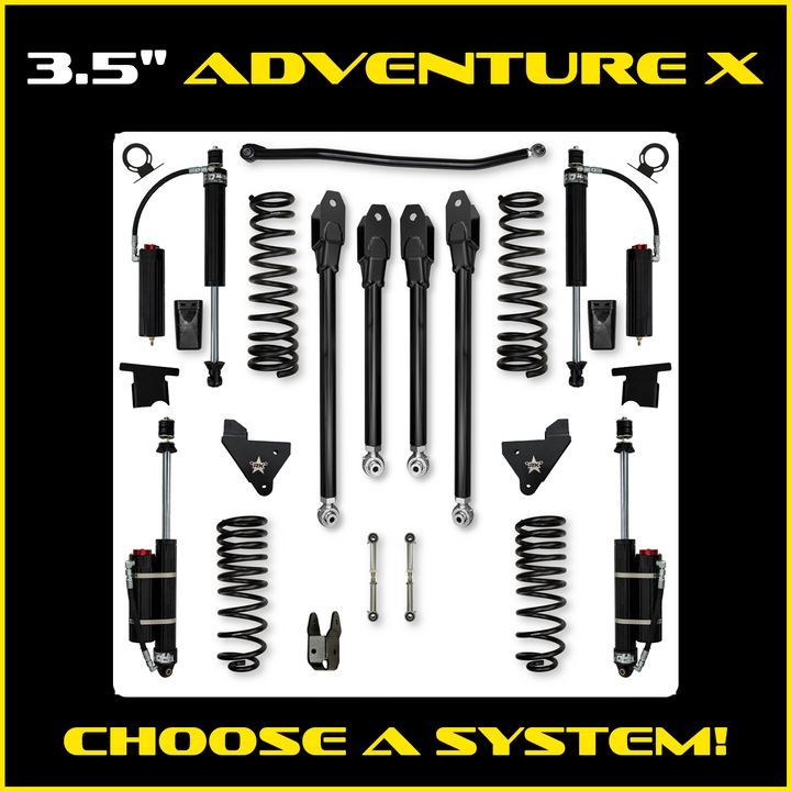 Rock Krawler 3.5 Inch Adventure X System - 2014+ Ram 2500 HD - Gas