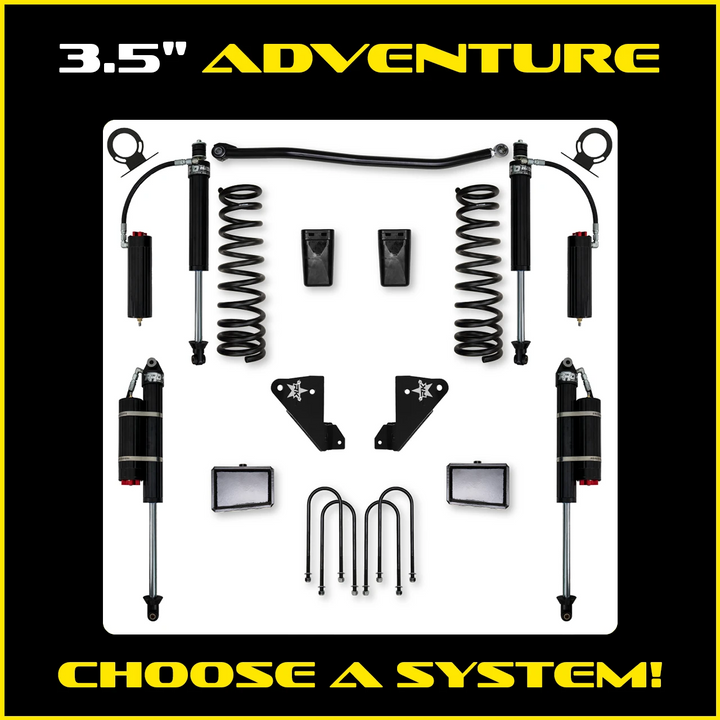 Rock Krawler 3.5 Inch Adventure System - 2013+ Ram 3500 HD - Gas