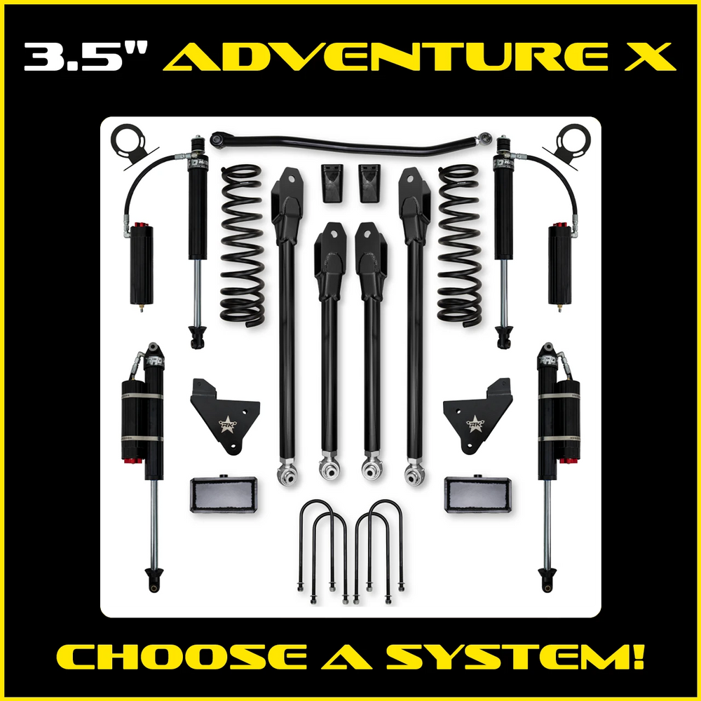 Rock Krawler 3.5 Inch Adventure X System - 2013+ Ram 3500 HD - Gas