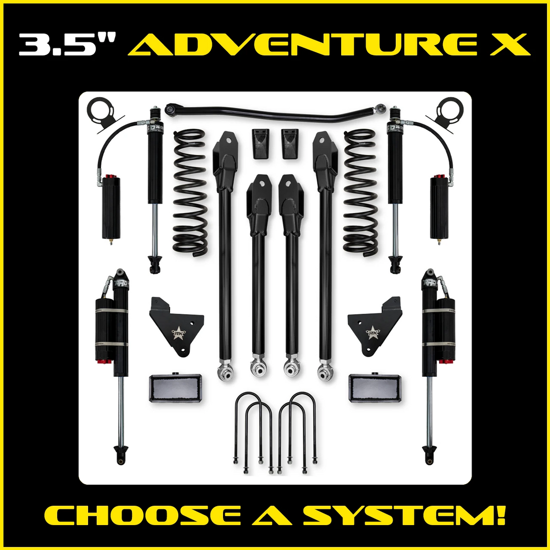 Rock Krawler 3.5 Inch Adventure X System - 2013+ Ram 3500 HD - Gas