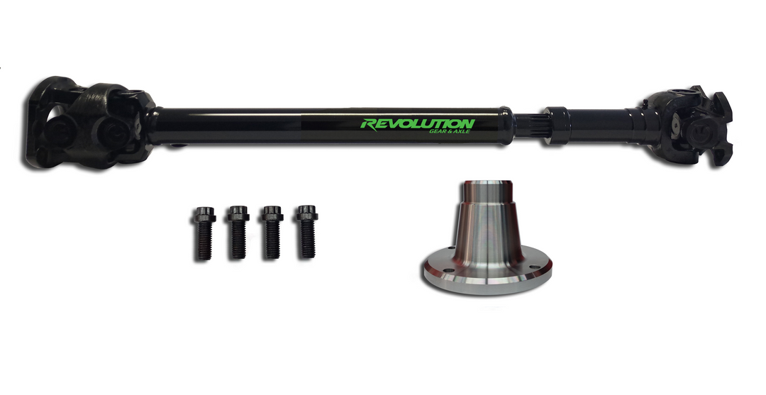 Revolution Gear Jeep Wrangler JK Front 1350 CV Driveshaft 2 or 4 Door Flange Style