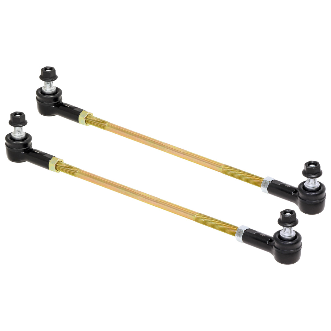 Adjustable Sway Bar End Link Kit (14 Inch Long Rods w/ Sealed Rod Ends and Jam Nuts pair)