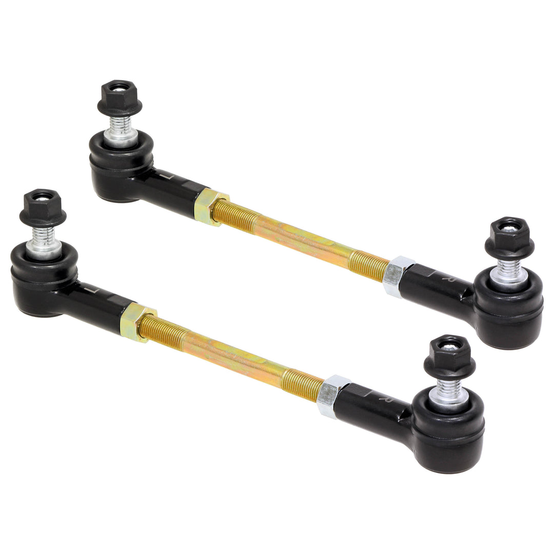 Adjustable Sway Bar End Link Kit (6 1/2 Inch Long Rods w/ Sealed Rod Ends and Jam Nuts pair)