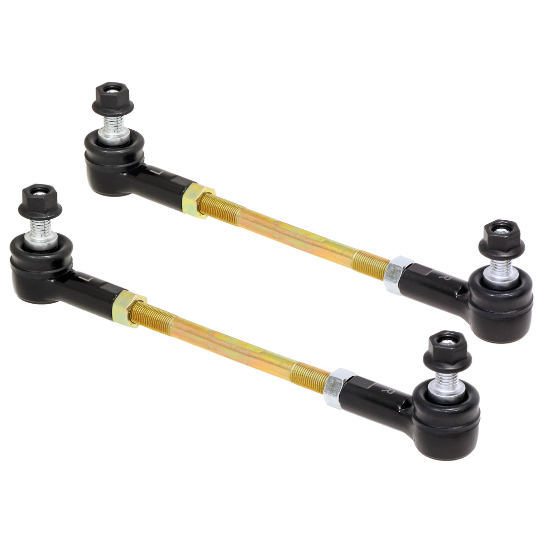 Adjustable Sway Bar End Link Kit (8 1/2 Inch Long Rods w/ Sealed Rod Ends and Jam Nuts pair)