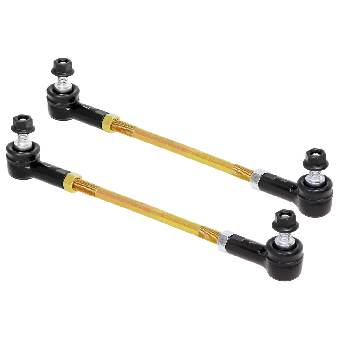 Adjustable Sway Bar End Link Kit (10 1/2 Inch Long Rods w/ Sealed Rod Ends and Jam Nuts pair)