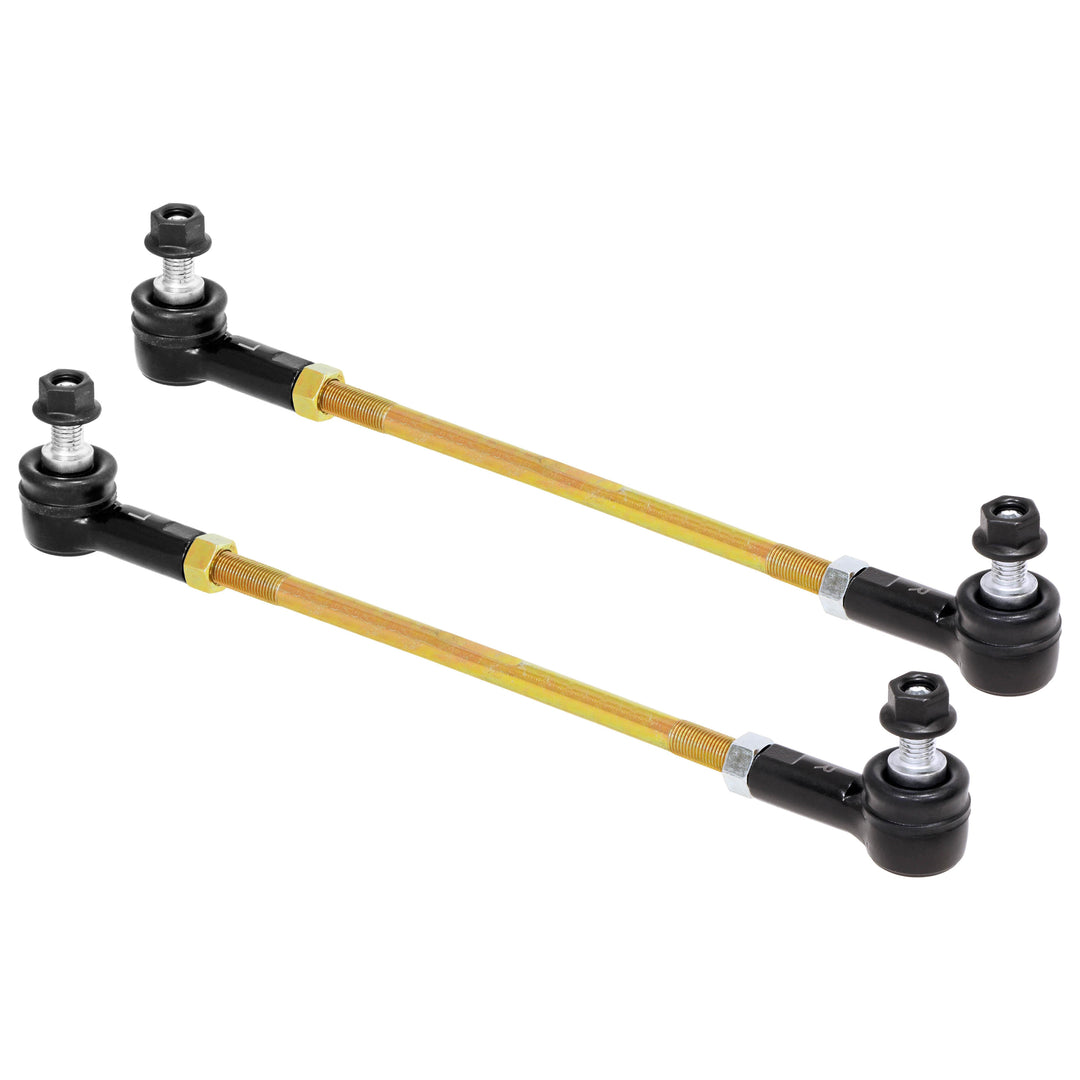 Adjustable Sway Bar End Link Kit (12 1/2 Inch Long Rods w/ Sealed Rod Ends and Jam Nuts pair)