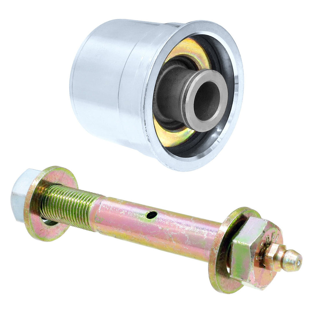 Johnny Joint Rod End 2 Inch Machined Press-In 2 Inch X .500 Inch Ball Internally Greased Incl. Greasable Bolt Fits JL/JT Front End Housing (All Factory Axle Housings)