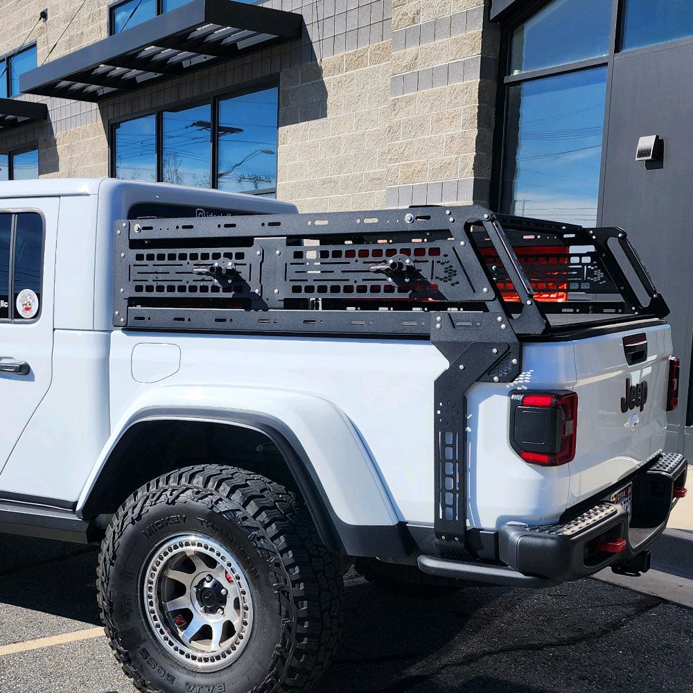 Overland Rack Basic Edition For 20-25 Jeep Gladiator. Rock Slide Engineering RK-100-JT1