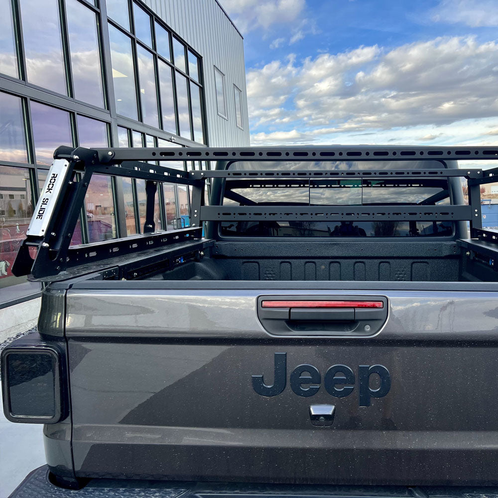 Overland Truck Bed Rack Deluxe Kit Rock Slide Engineering RK-200