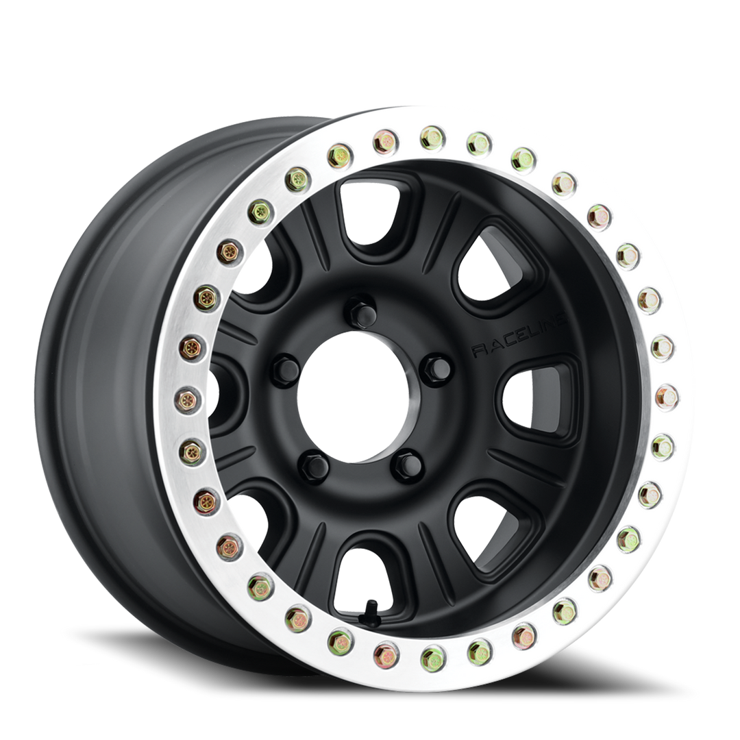 Raceline Monster Beadlock RT231 17x9.5 6 on 139.7 Machined Face