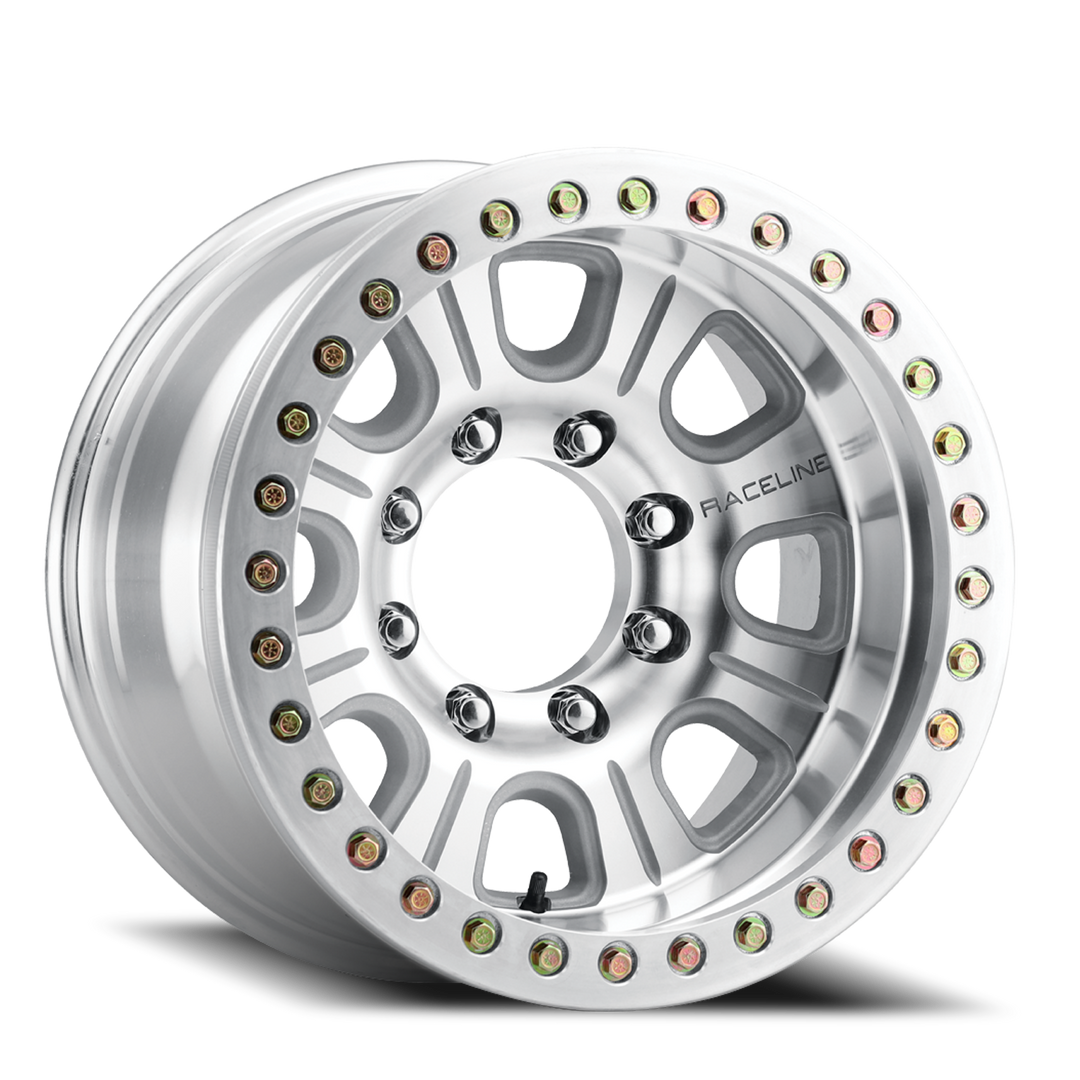 Raceline Monster Beadlock RT233 17x9.5 8 on 165.1 Machined