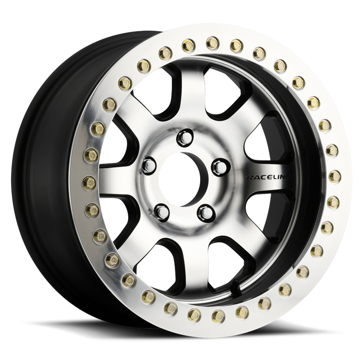 Raceline Avenger Beadlock RT260 17x8.5 5 on 150 -19 Offset Satin Black Machined Face