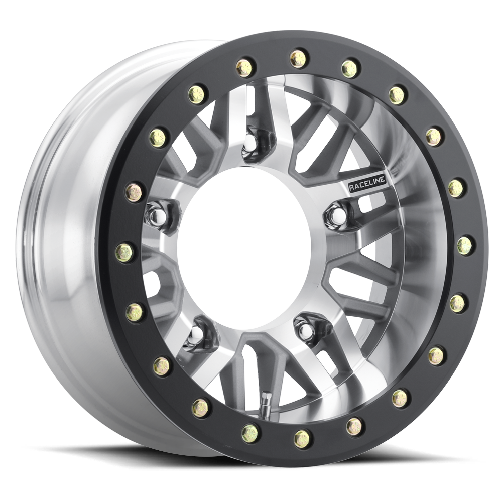 Raceline Ryno Beadlock RT291M 15x4.5 5 on 205 -24 Offset Machined