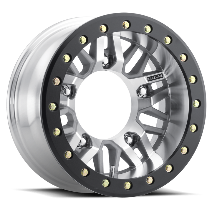 Raceline Ryno Beadlock RT291M 15x5.5 5 on 205 -5 Offset Machined
