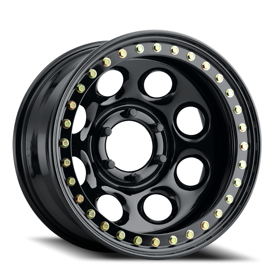 Raceline Rock 8 RT81 16x10 8 on 165.1 Gloss Black Beadlock