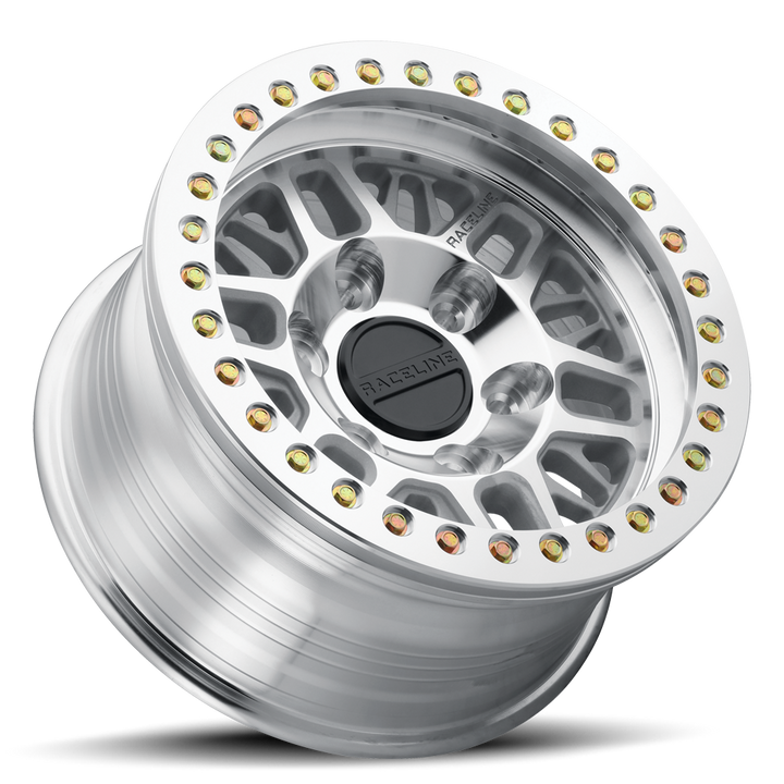 Raceline Ryno Cast Beadlock RT951M 17x9 6 on 139.7 -38 Offset Machined