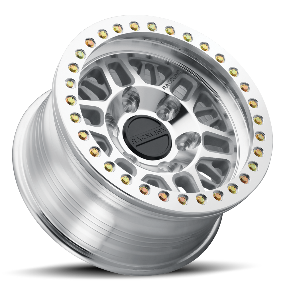 Raceline Ryno Cast Beadlock RT951M 17x9 5 on 139.7 DBP -12 Offset Machined