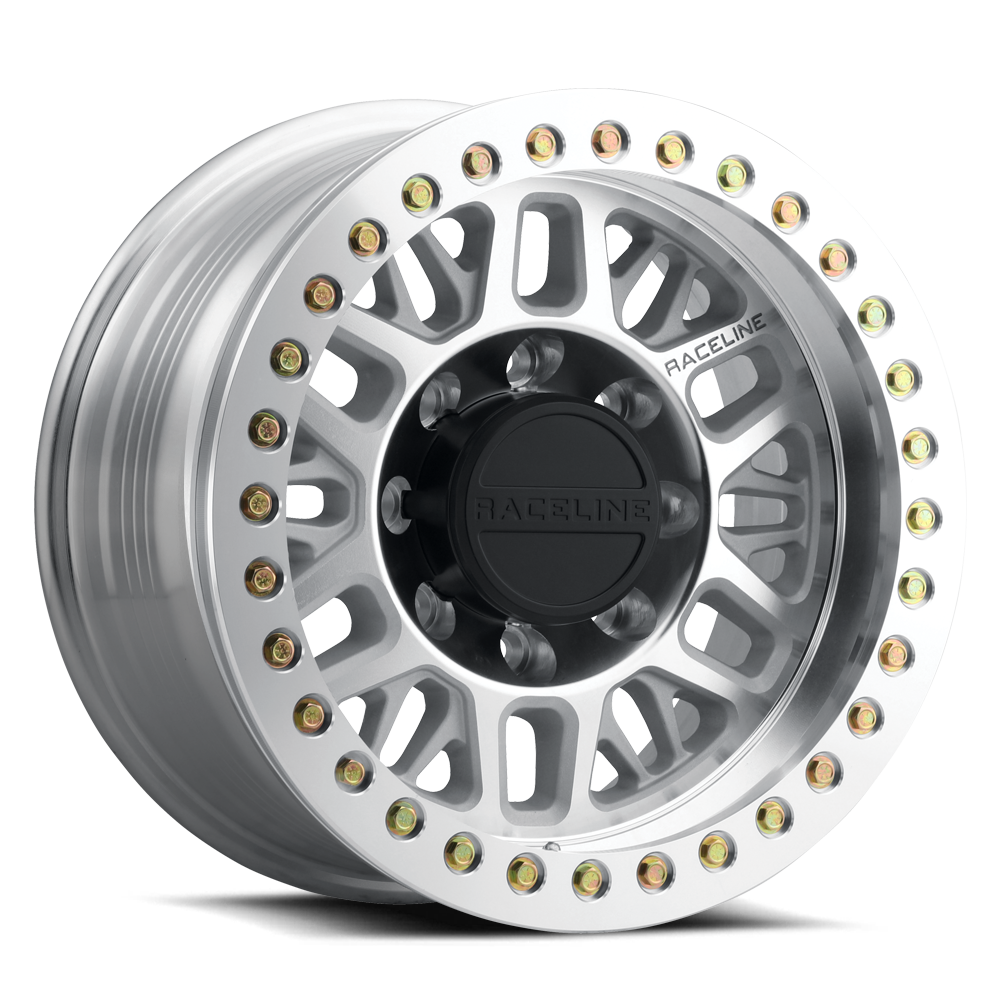 Raceline Ryno Cast Beadlock RT951M 17x9 8 on 170 -38 Offset Machined