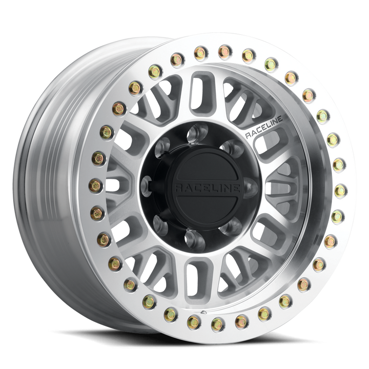 Raceline Ryno Cast Beadlock RT951M 17x9 6 on 139.7 -12 Offset Machined
