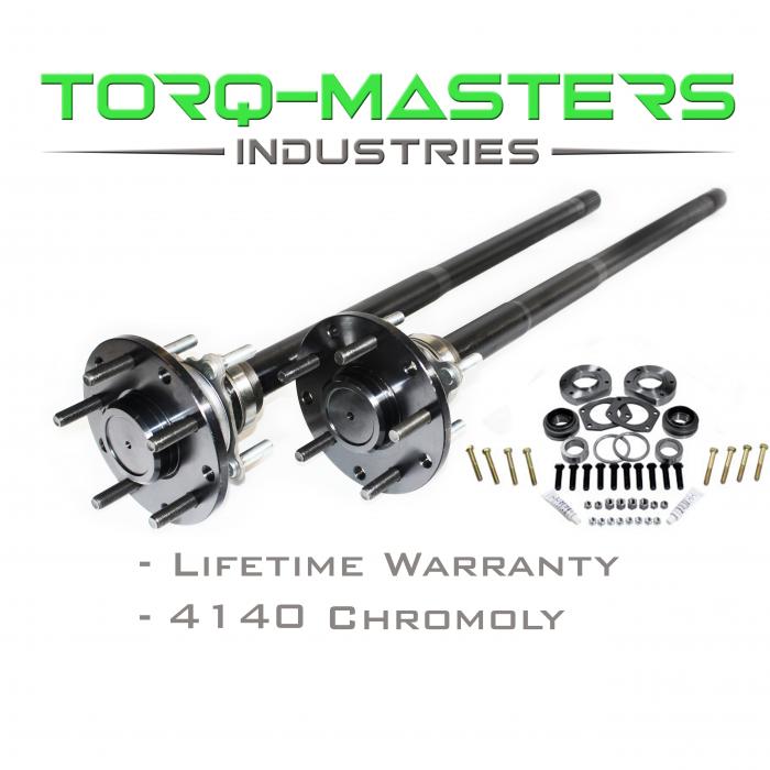 Torq-Masters Chromoly Rear Axle Shafts Ford 8.8 C-Clip Eliminator Kit 95′ to 02′ Explorer AX-48831-C