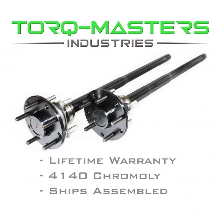 Torq-Masters Chromoly Rear Axle Shaft Assembled Pair Jeep JK Dana 44, 2007 to 2018 AX-14480