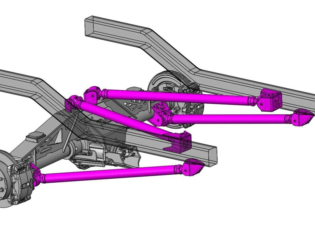 TMR Customs Universal Triangulated 4 Link Kit (OPTION 2) 2665