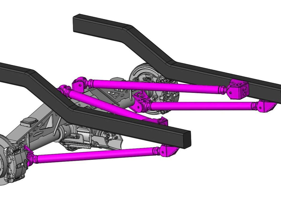 TMR Customs Universal Triangulated 4 Link Kit (OPTION 2)