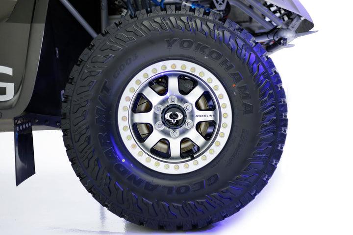 Raceline Avenger Beadlock RT260 17x8.5 5 on 127 -25 Offset Satin Black Machined Face