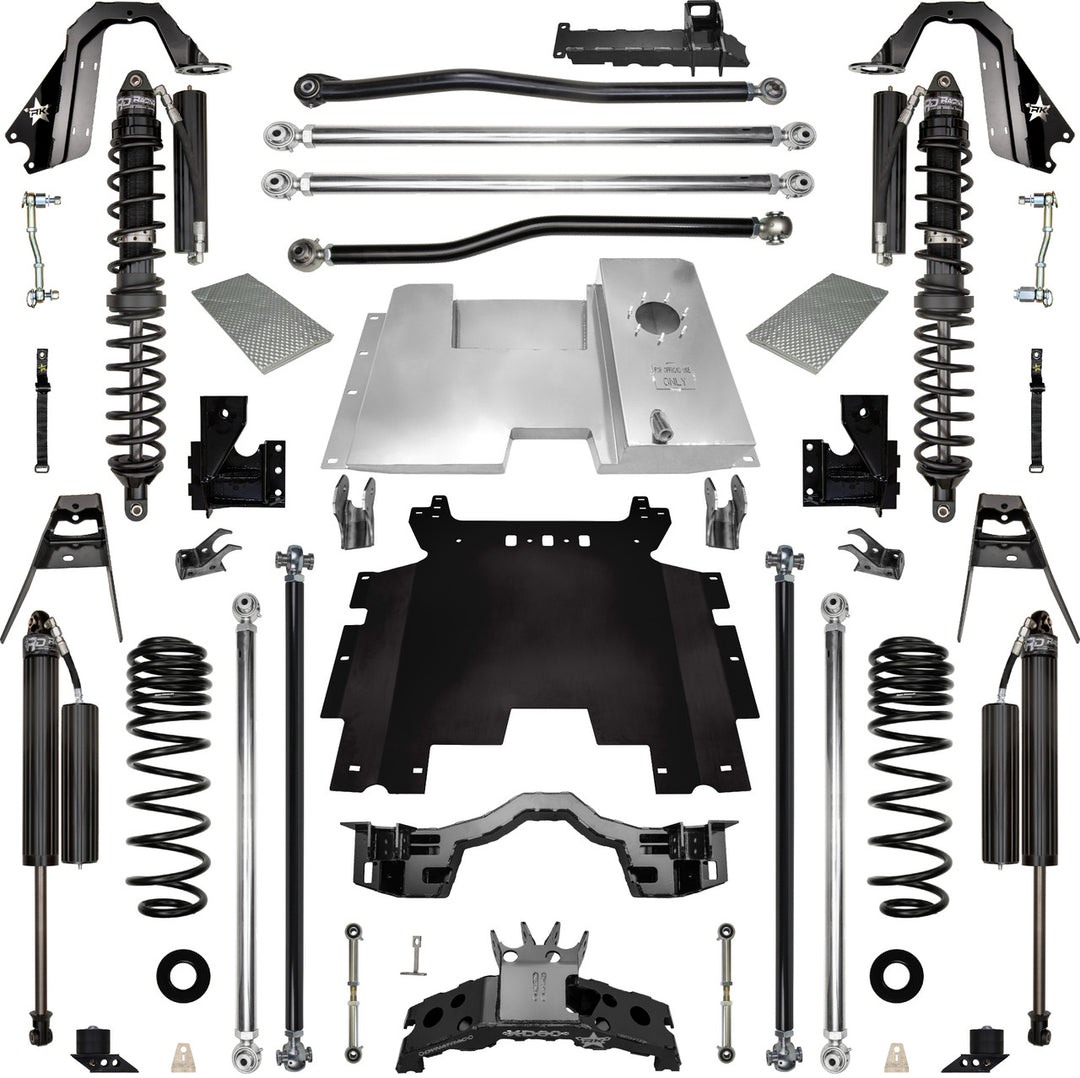 Rock Krawler JLU 4.5 inch Rockzilla Lite Suspension system - Gas 4 Door